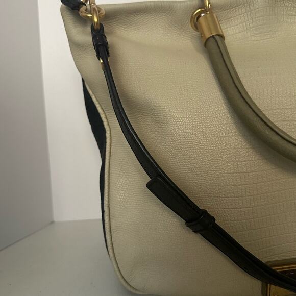 Marc Too Hot to Handle Tri-Color Lizard Embossed Leather Handbag - Picture 3 of 16